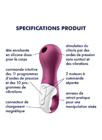 Stimulateur clitoridien Air Pulsé Lucky Libra Satisfyer - CC597764